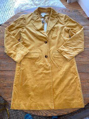 HOUSE OF HARLOW brushed cotton lined duster jacket/NWT/M